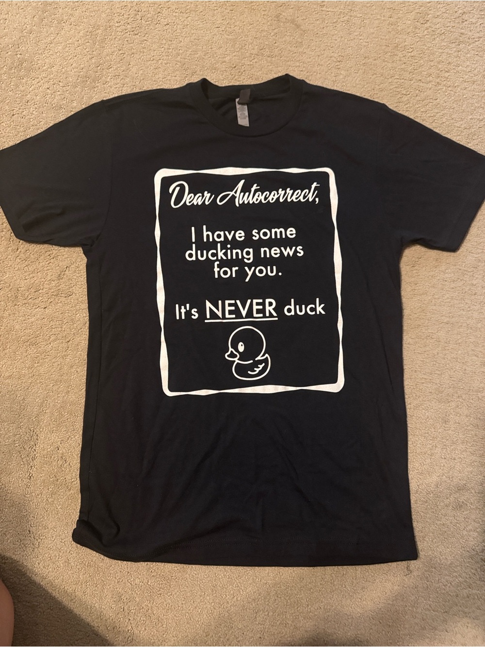 Funny graphic T for the friend with a potty mouth!